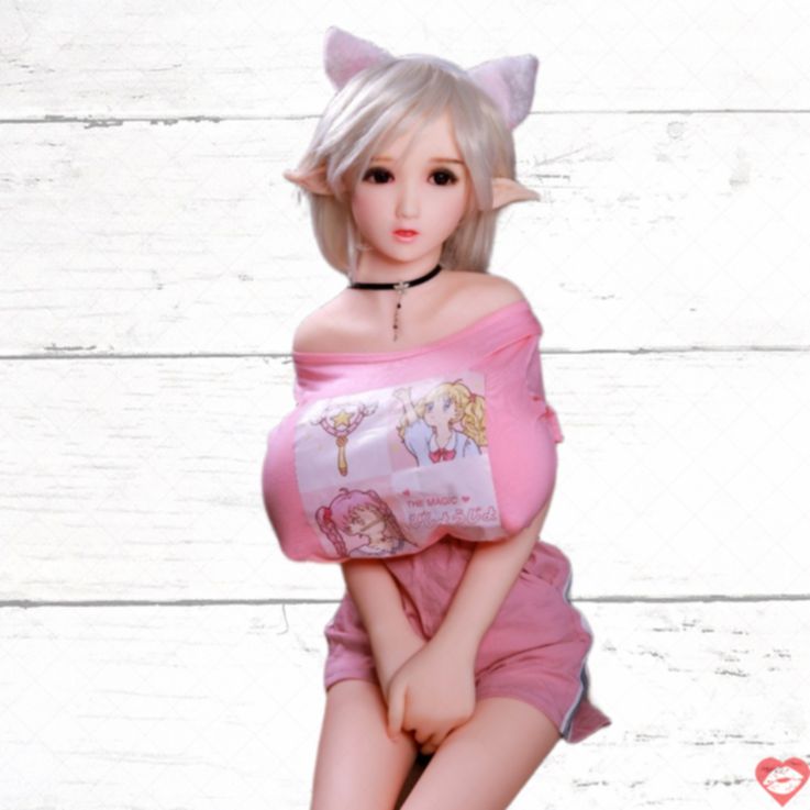 Candy Mèo Dâm 130cm TPE Mềm Bone Nữ Thần Tình Ái 