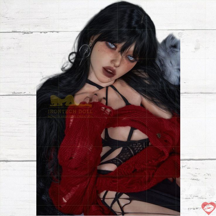 Vanessa Silicone Doll 161cm Eo Thon Ngực Nhỏ Mềm Mịn 