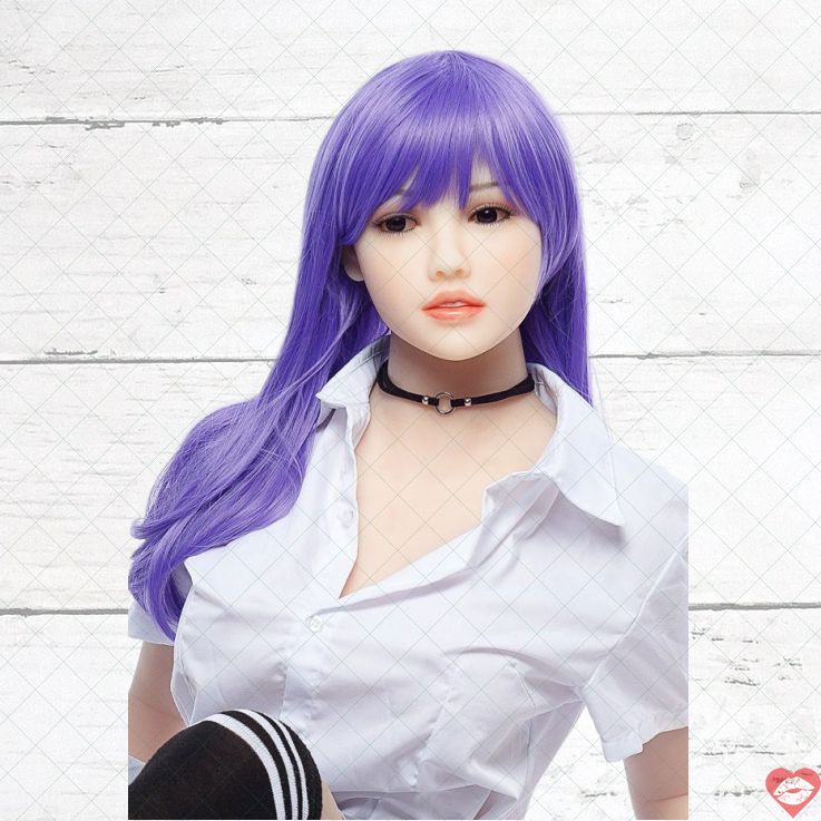 Búp Bê Rosalie Á Đông Tím TPE 158cm Mềm Mại Quyến Rũ 