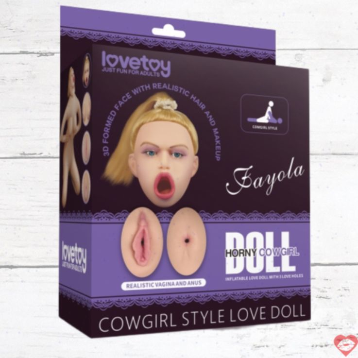 Lovetoy Búp Bê Thổi Hơi Cưỡi Ngựa 93cm Mềm 