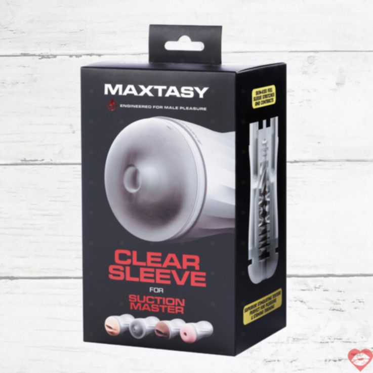 Maxtasy Suction Master Lót Tay Áo Mềm Mịn Nâng Tầm Thân Mật Đam Mê 