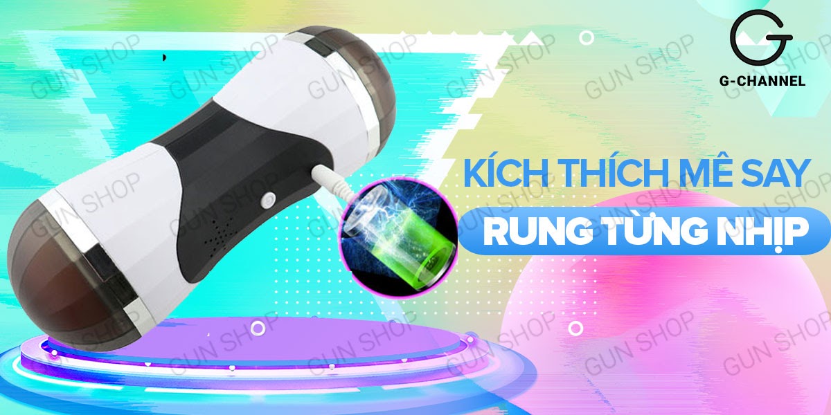 Âm đạo giả rung rên 2 đầu siêu thực kích thích phê mê