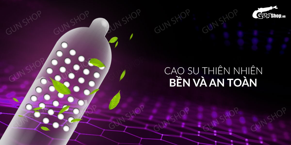  Bỏ sỉ Bao cao su Muaisi 0.03 Ultrathin Vàng - Siêu mỏng có hạt - Hộp 12 hàng mới về