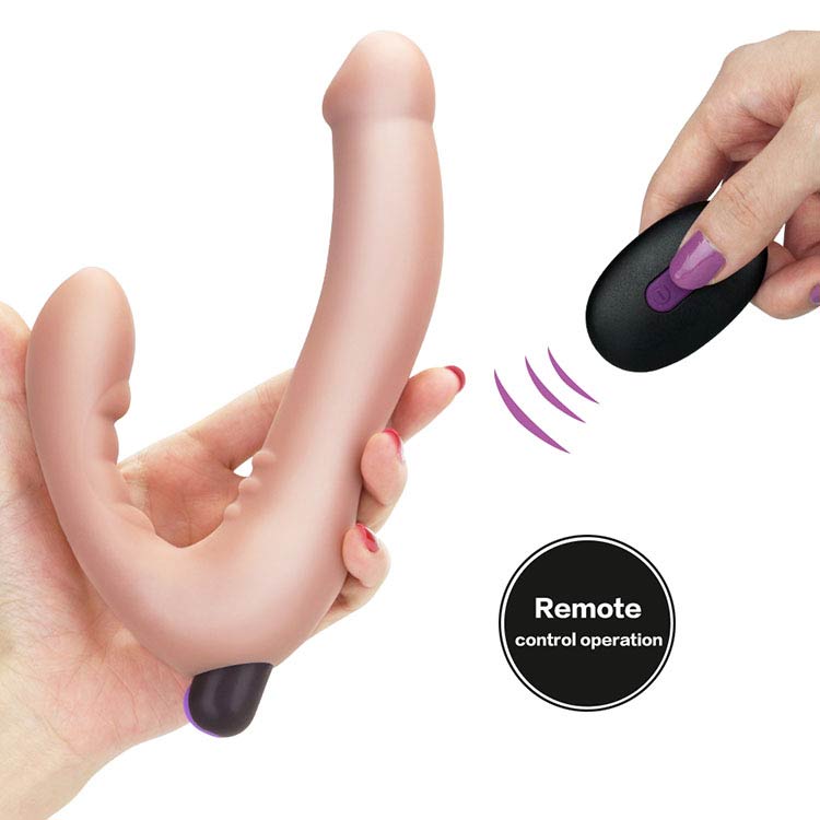 Nơi bán Dương vật giả 2 đầu Lovetoy Ijoy Strapless 10 chế độ rung sạc điện cao cấp