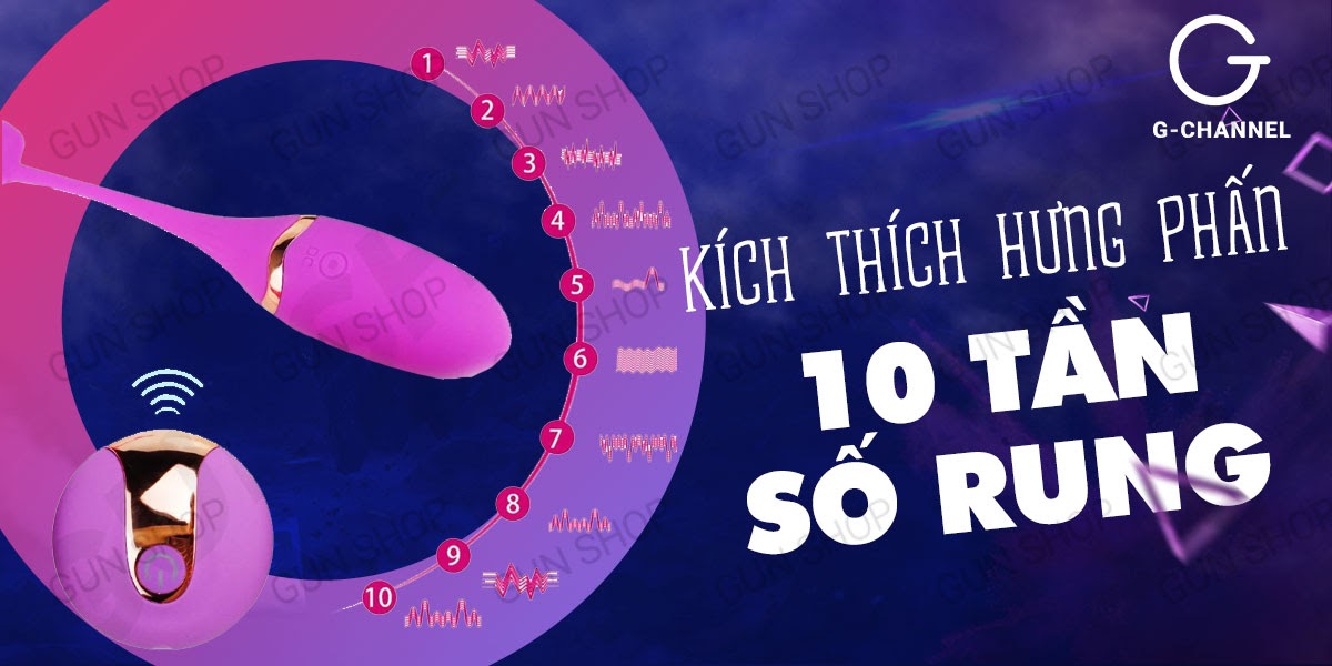 Trứng Rung Cá Heo 10 Chế Độ Không Dây - Sextoy Tình Yêu Giá Rẻ