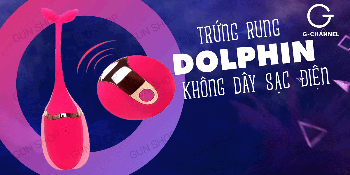 Trứng Rung Cá Heo 10 Chế Độ Không Dây - Sextoy Tình Yêu Giá Rẻ
