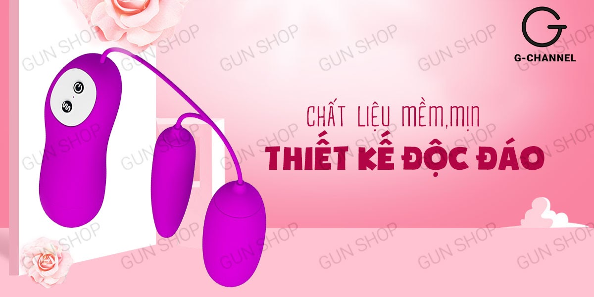 Máy rung 2 đầu 12 chế độ pin - Pretty Love Irma siêu kích thích