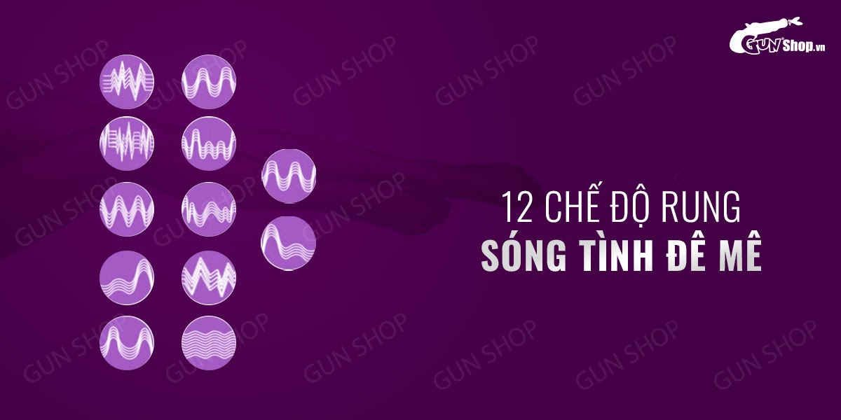 Trứng rung sạc điện không dây 12 chế độ Pretty Love Julia giá tốt
