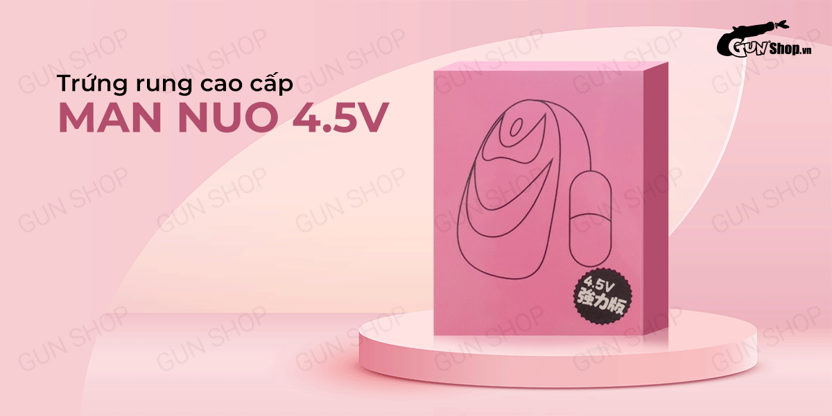 Trứng rung cao cấp 1 đầu pin Man Nuo 4.5V Hàng Đẹp Giá Tốt