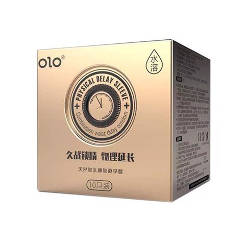 Bao cao su OLO 0.01 Neo Physical Delay Sleeve - Siêu mỏng gân gai kéo