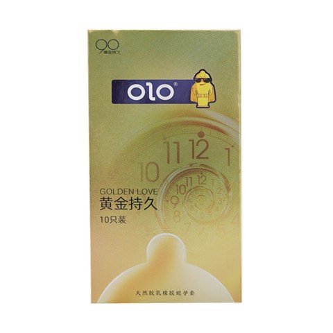 Bao cao su OLO 0.01 Gold - Siêu mỏng kéo dài thời gian - Hộp