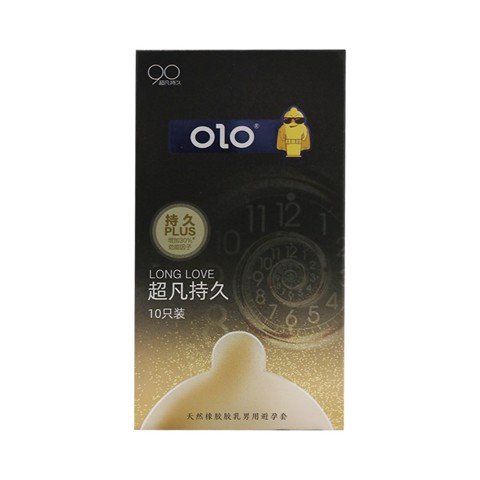 Bao cao su OLO 0.01 Black - Siêu mỏng kéo dài thời gian - Hộp