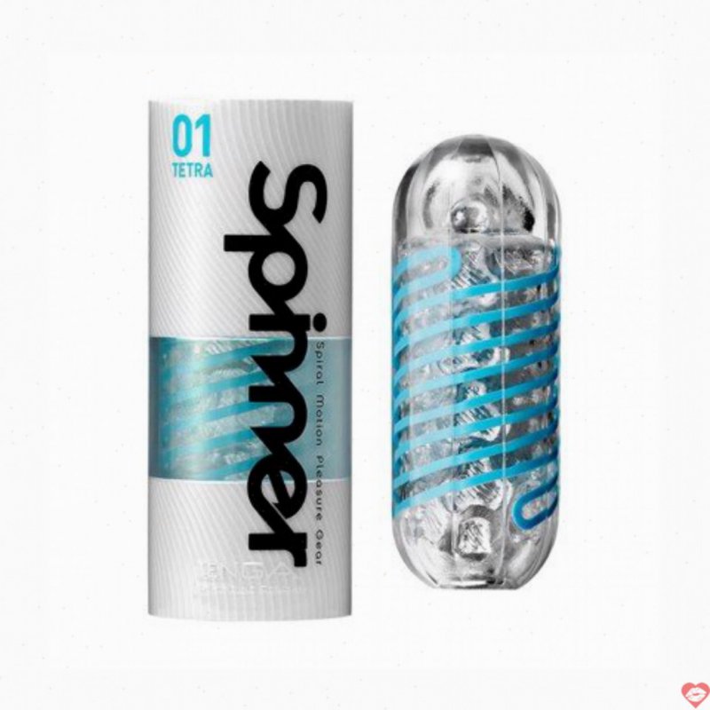 Âm Đạo Giả Xoắn Ốc Tenga Spinner 01 Tetra Ôm Khít Siêu Mềm 