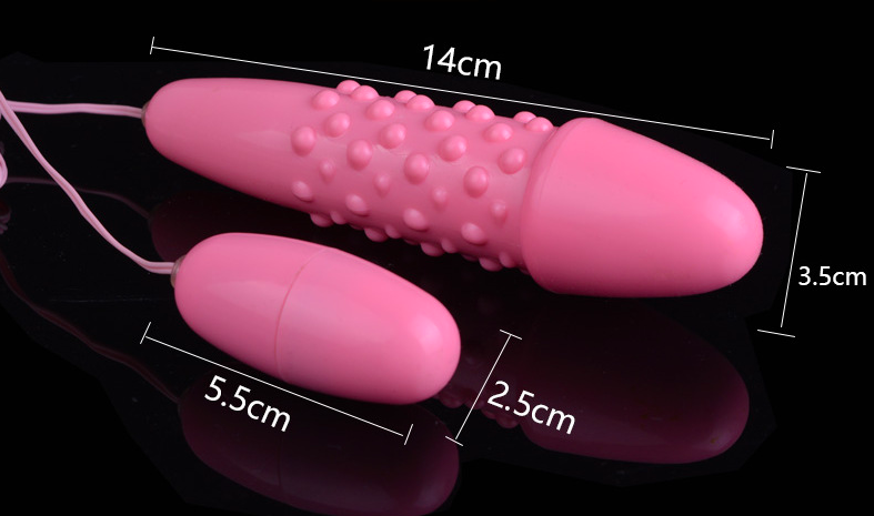 Trứng rung mini gai 2 đầu, nhỏ gọn mạnh mẽ, giá hấp dẫn