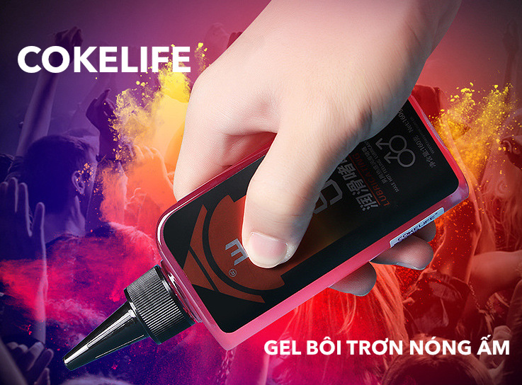 Gel bôi trơn Cokelife Superman đỏ nóng ấm 85g giảm đau rát