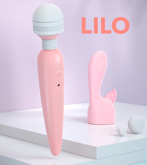 Chày Rung Tình Yêu Lilo Không Dây Giá Rẻ Sạc USB Tặng Kèm Dầu Massage
