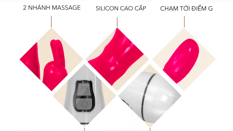 Dương Vật Giả Silicon Rung Mạnh Kích Thích Điểm G Giá Rẻ