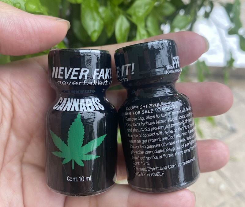 Cửa hàng bán Popper Cannabis 10ml Never Fake It chính hãng Mỹ dành cho Top Bot giá sỉ