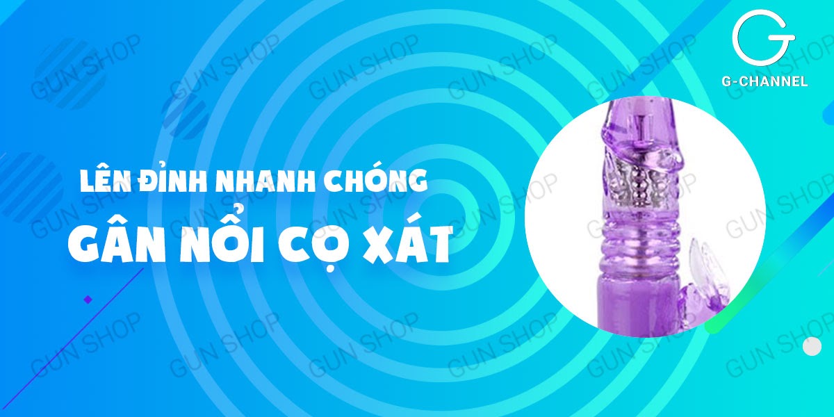  Đánh giá Dương vật giả đa năng rung ngoáy 4 chế độ dùng pin - Baile Rabbit giá rẻ