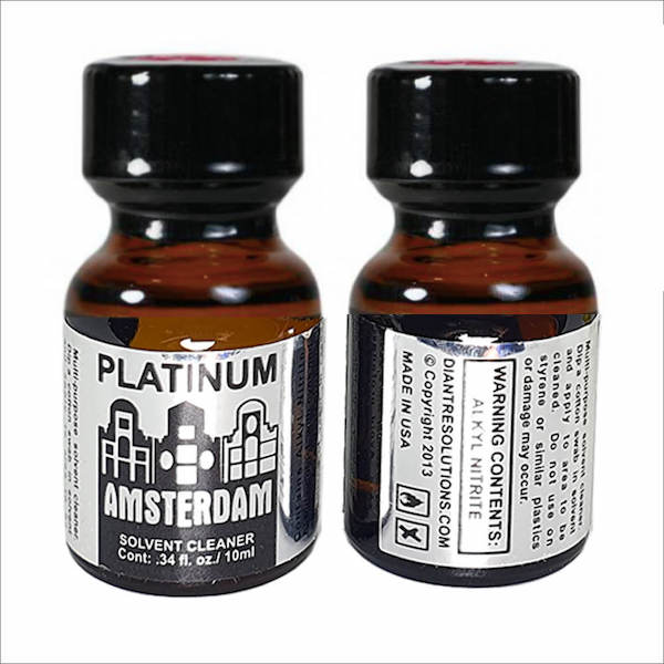 Amsterdam Platinum 10ml Mỹ chính hãng poppers chất lượng cao
