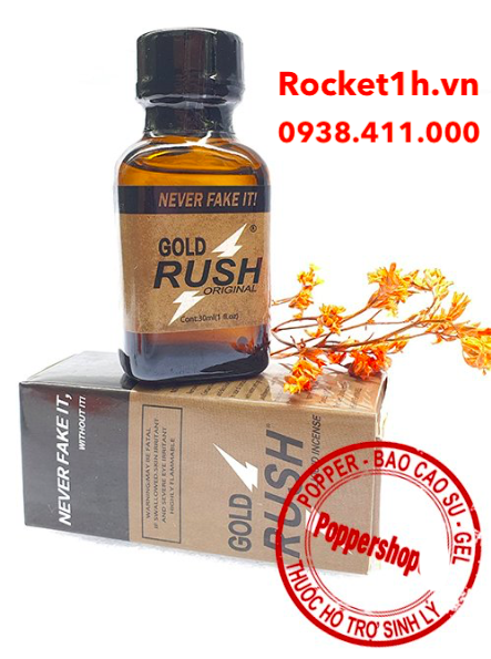 Popper Gold Rush Liquid Incense 30ml Kích Thích Mua Ngay