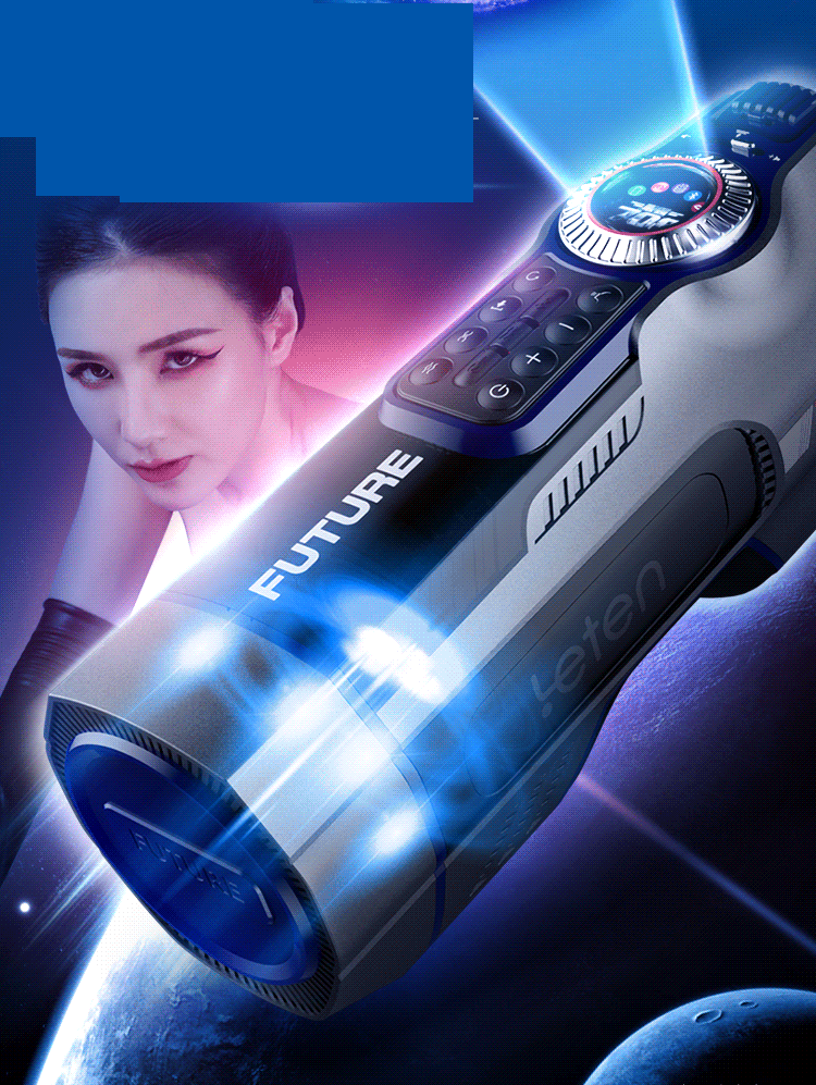 Máy thủ dâm Leten Future 708 rung thụt co bóp sưởi ấm đa năng