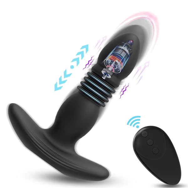 Máy Rung Hậu Môn 10 Chế Độ Remote Tự Động Kích Thích