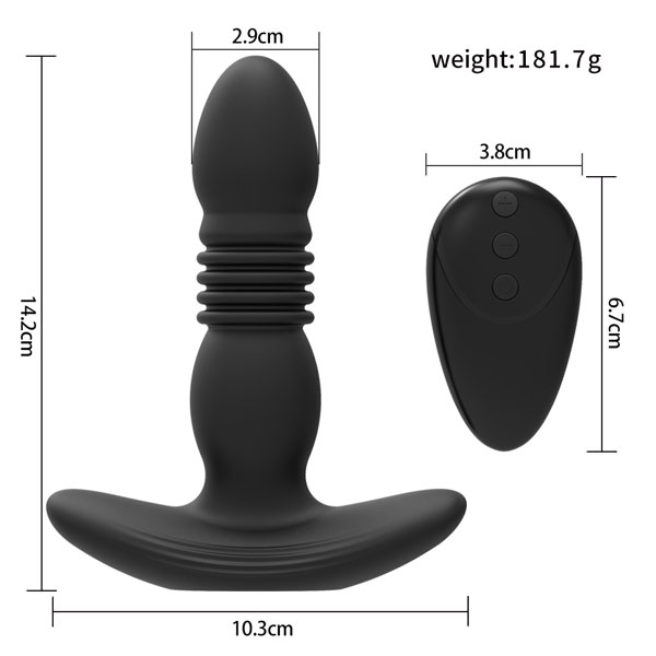 Máy Rung Hậu Môn 10 Chế Độ Remote Tự Động Kích Thích