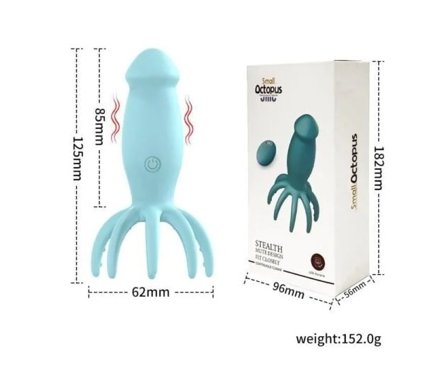 Trứng rung bạch tuộc điều khiển từ xa kích thước nhỏ gọn