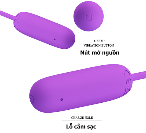 Trứng Rung Mini 12 Chế Độ Siêu Mạnh Prettylove Joyce Giá Tốt