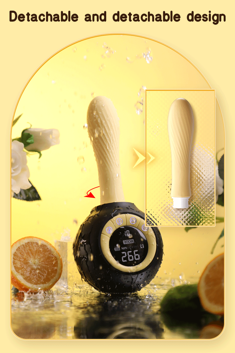 Dildo rung thụt điều khiển từ xa màn hình LCD toả nhiệt cao cấp