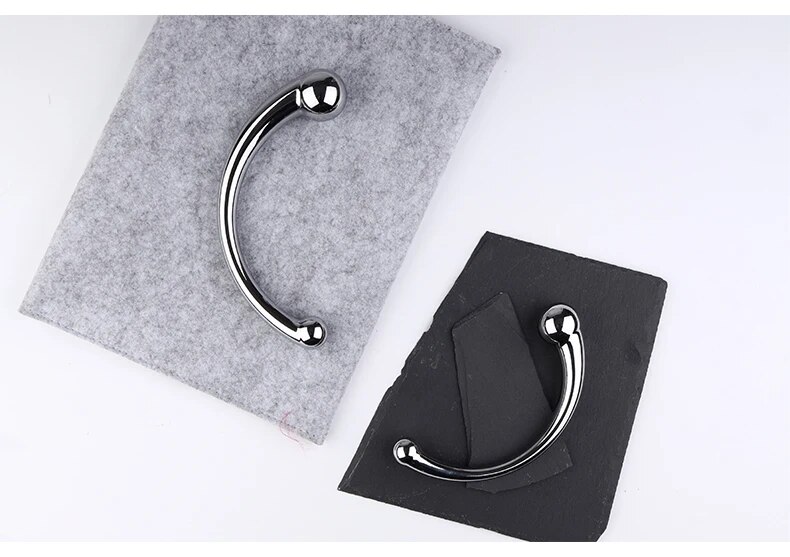 Sỉ Que inox hai đầu cong chữ C dụng cụ massage kích thích hậu môn tuyến tiền liệt mới nhất