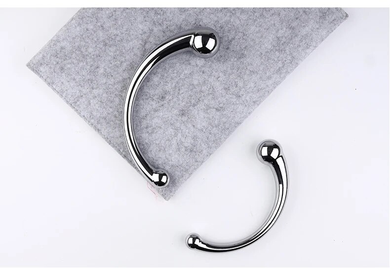 Sỉ Que inox hai đầu cong chữ C dụng cụ massage kích thích hậu môn tuyến tiền liệt mới nhất