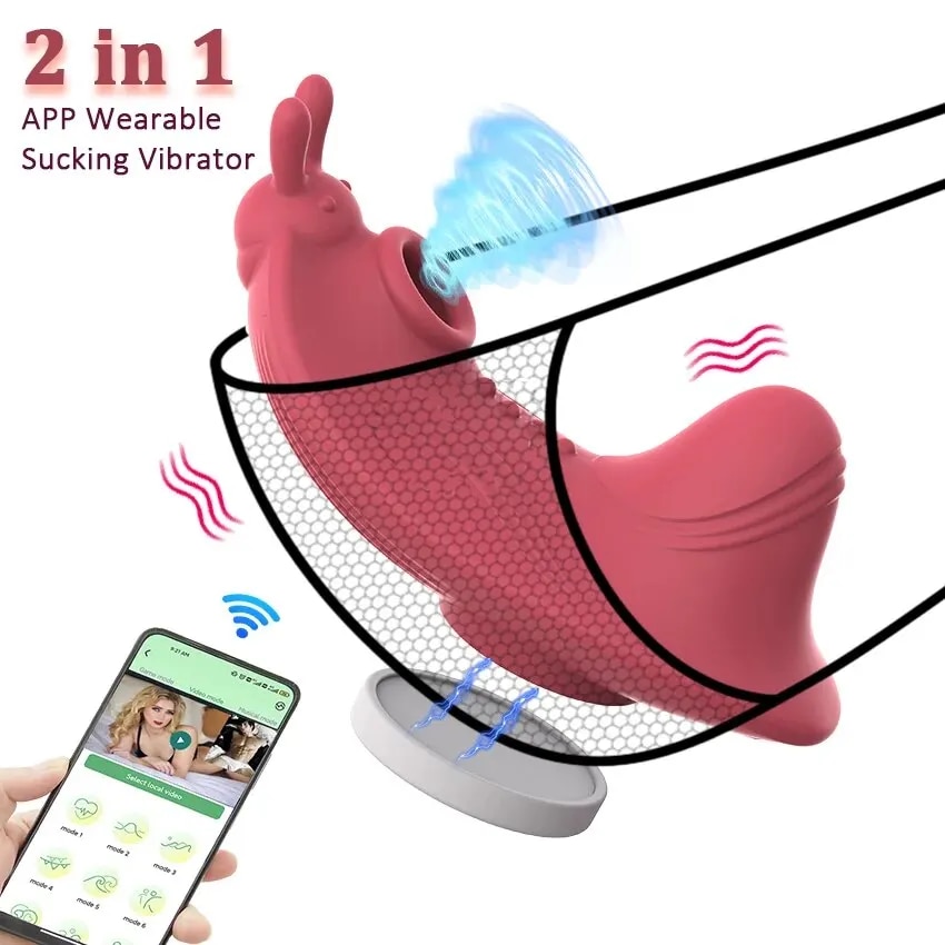 Máy Massage Love Spouse 2 Đầu Rung App Điều Khiển Tặng Quà Lãng Mạn