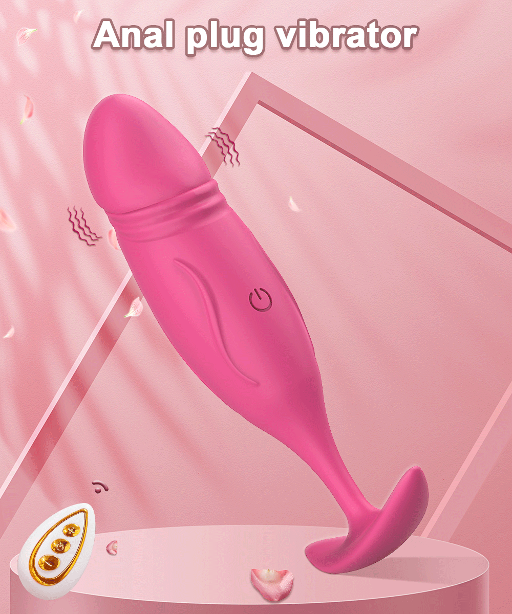 Trứng Rung Tình Yêu Remote Hình Dương Vật Kích Thích Massage Sung Sướng