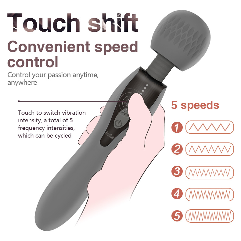 Chày rung Gusdun AV cao cấp 2 đầu xoay massage kích thích