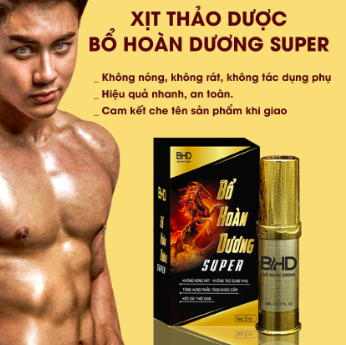 Xịt Bổ Hoàn Dương Super Plus Chính Hãng Tăng Cường Sinh Lý Nam