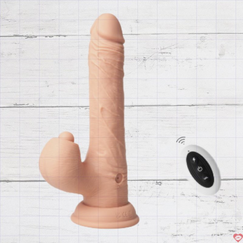 Dương vật giả rung thụt Loving World Knight sưởi ấm điều khiển từ xa 