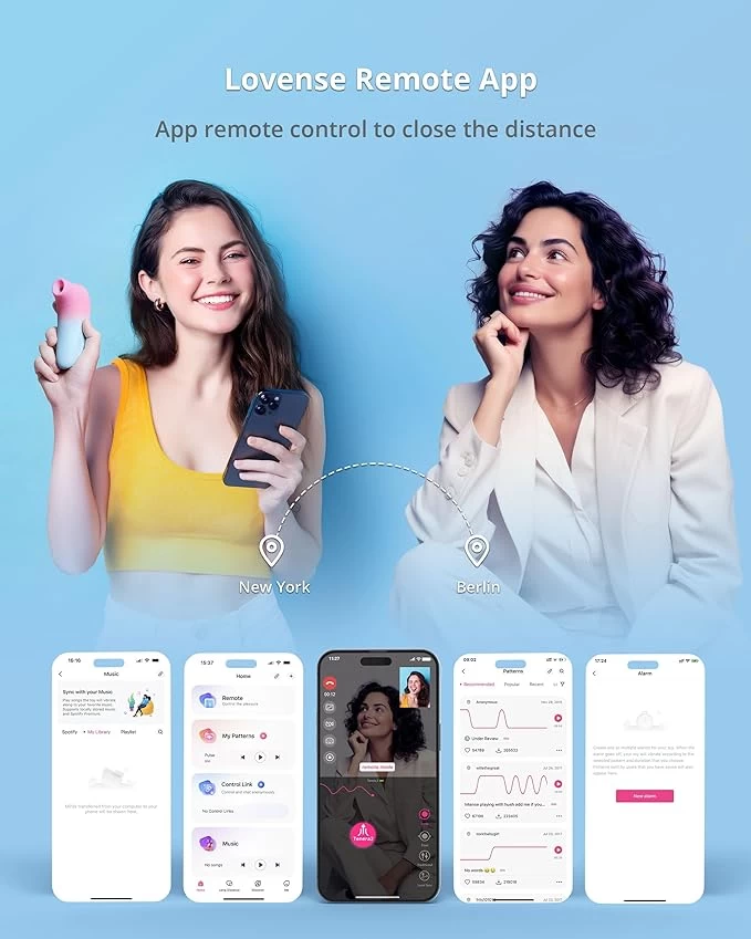 Lovense Tenera 2 máy bú âm vật kết nối App kích thích cực mạnh
