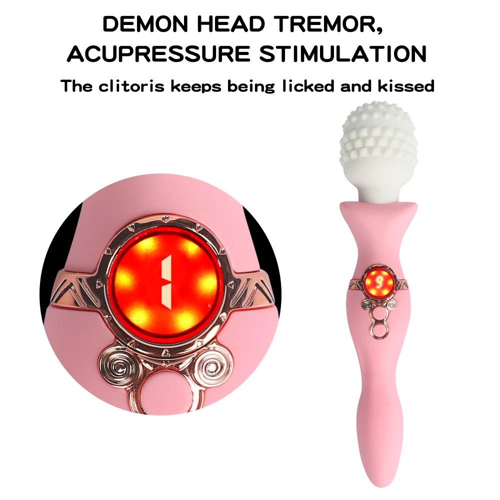 Chày rung Yeain Magic Wand 2 đầu gai silicon mượt kích thích
