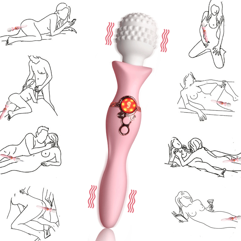 Chày rung Yeain Magic Wand 2 đầu gai silicon mượt kích thích