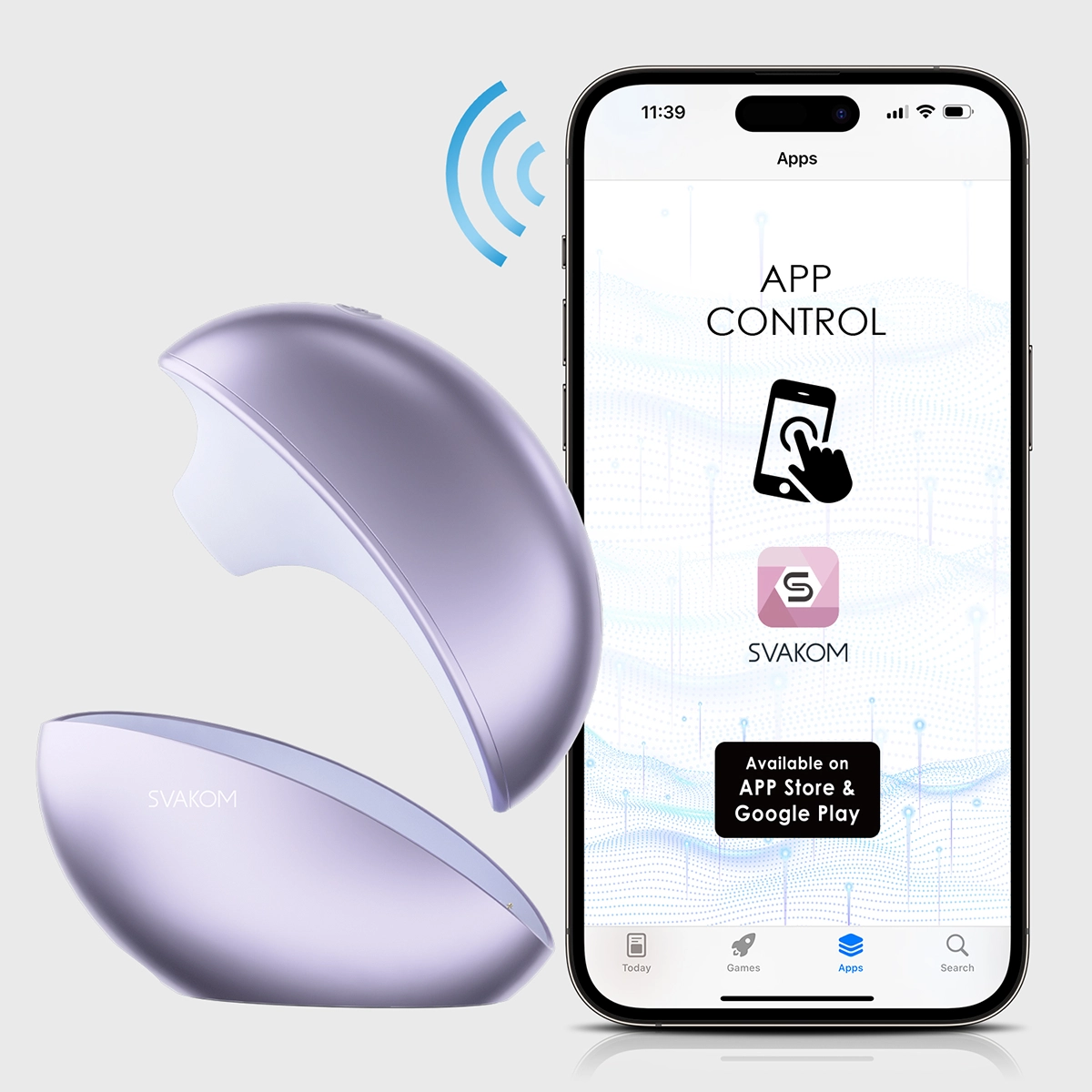 Svakom Pulse Galaxie phát sáng kết nối App máy bú hút thổi âm vật