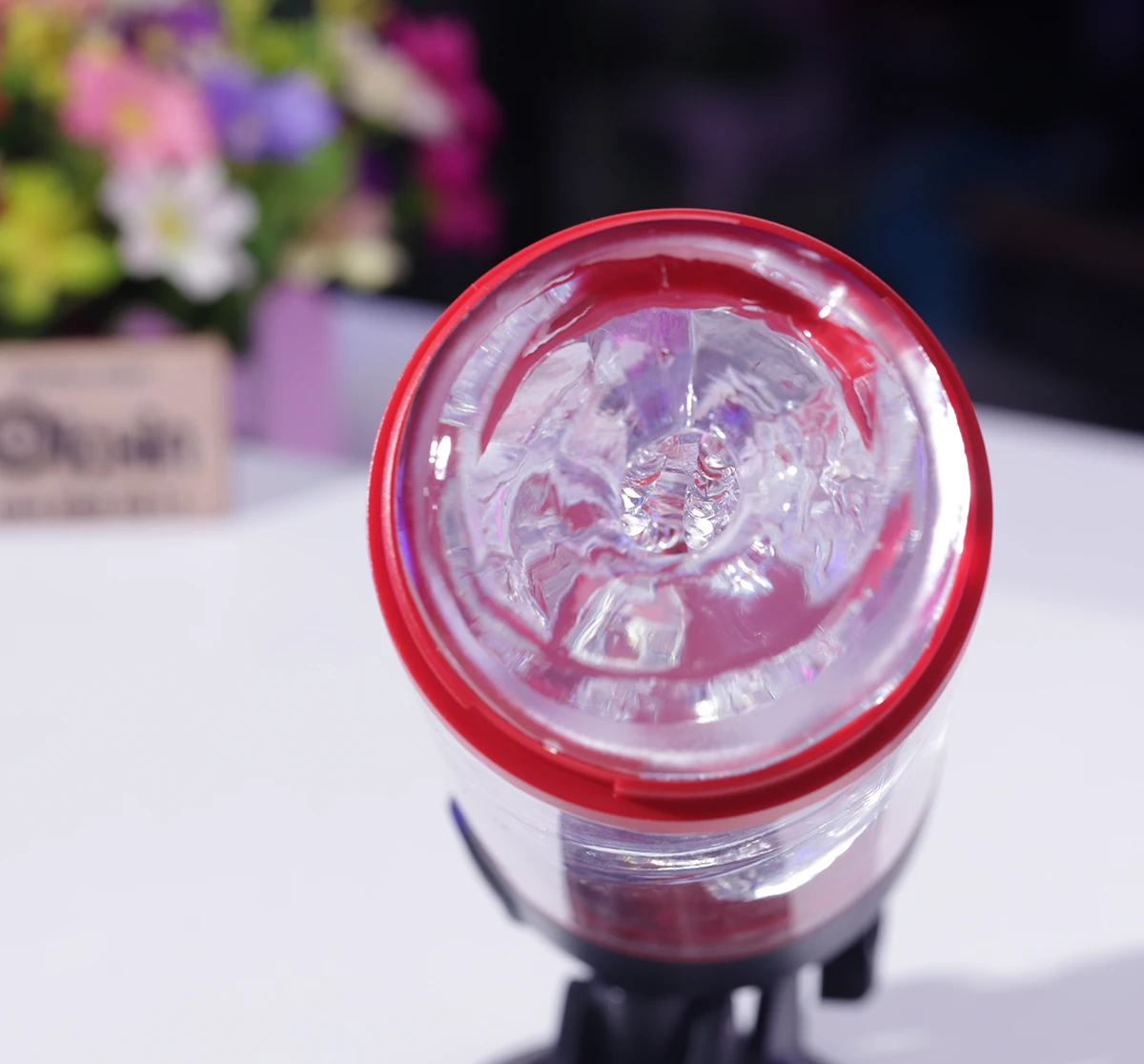 Máy thủ dâm VIVEK S-hande rung co bóp gắn tường kèm âm rên