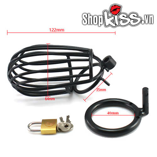 Khóa dương vật thép không gỉ lồng chim cao cấp BDSM mua ngay