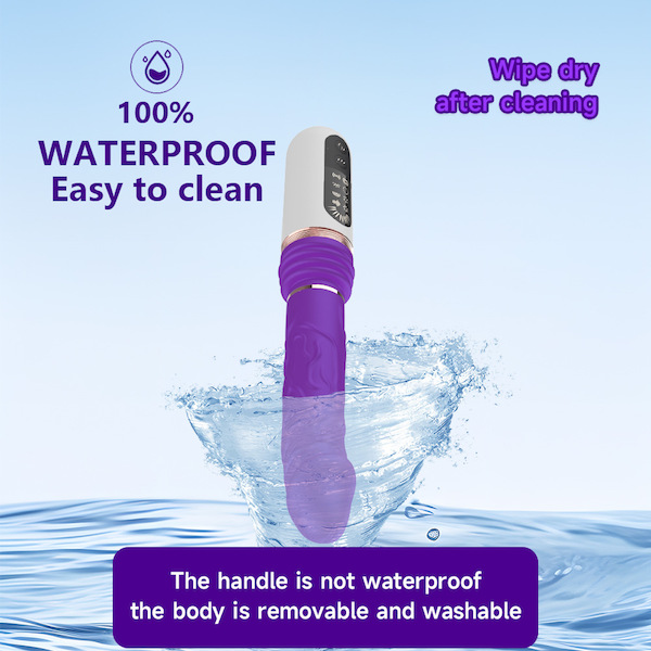 Dương Vật Giả Sạc Điện 8 Chế Độ Rung Thụt Hút Mạnh Mẽ