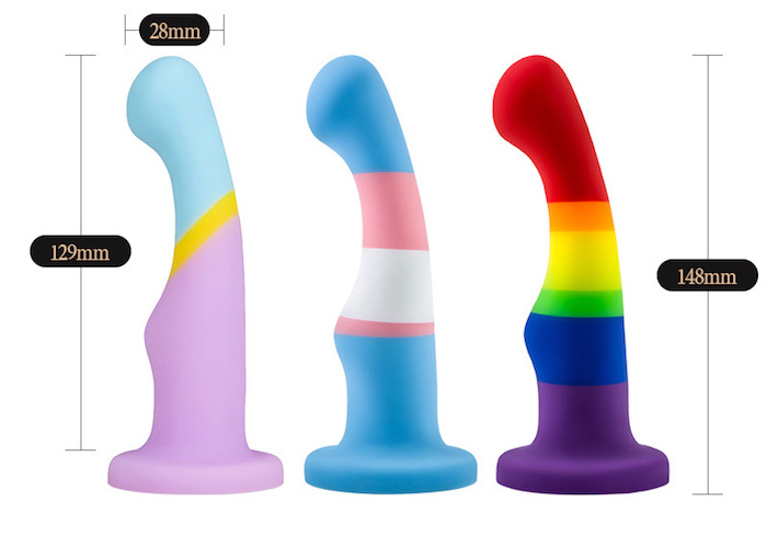 Dương vật giả dính tường Avant Pride P2 mềm mại silicon tốt
