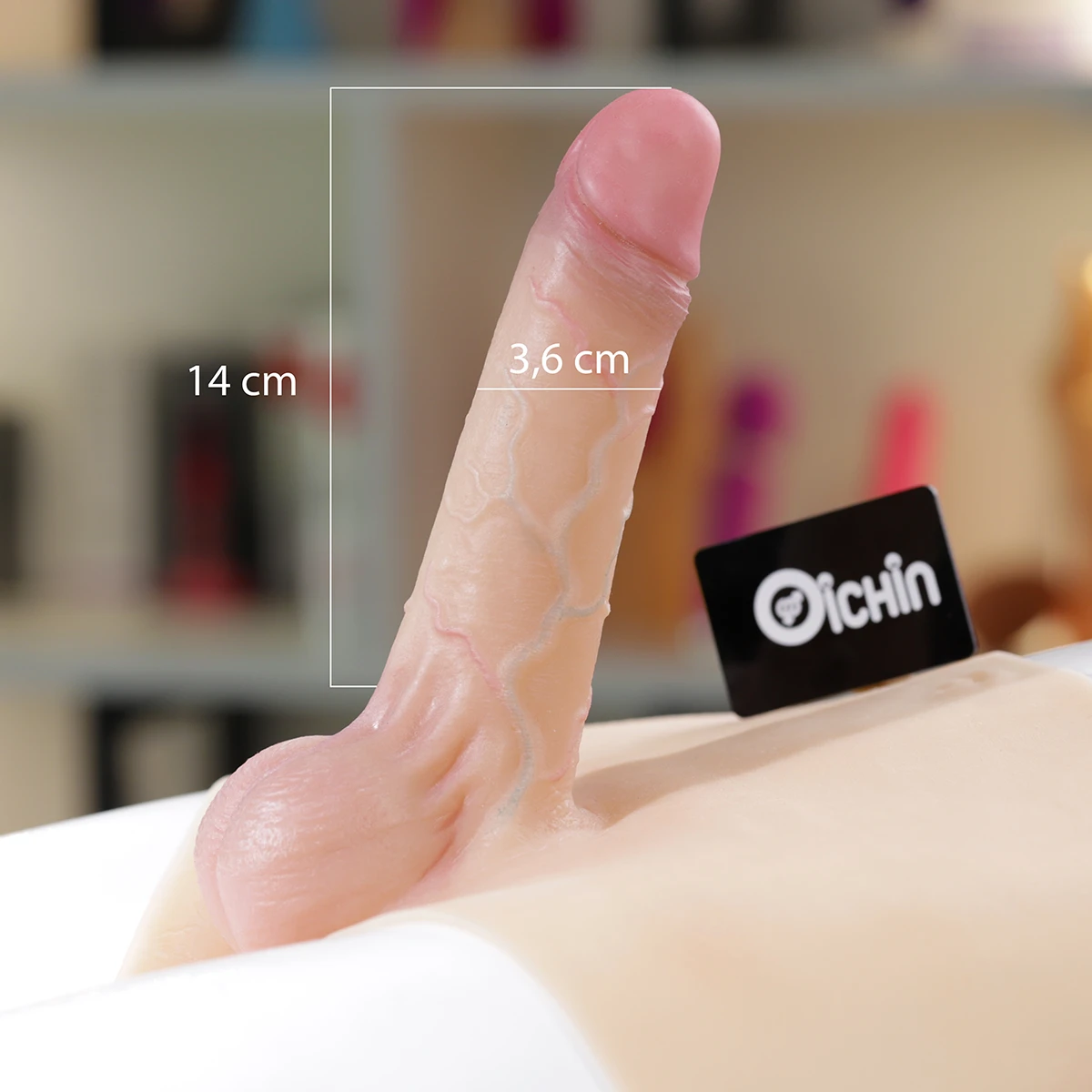 Dương vật giả nam silicone rỗng ruột liền quần siêu mềm mại