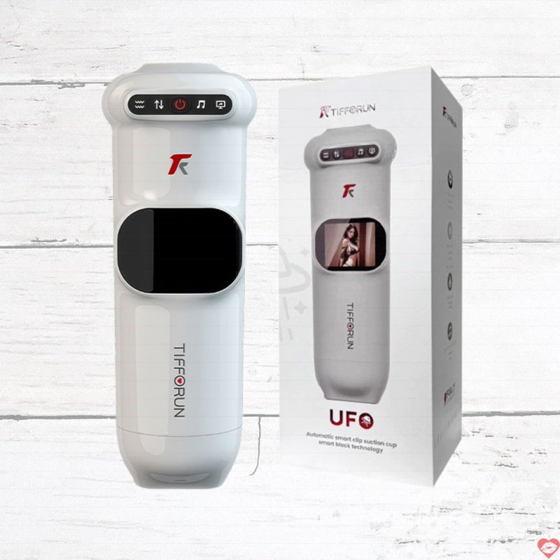 Âm đạo giả rung thụt tự động Yeain Tifforun UFO toả nhiệt màn hình LED