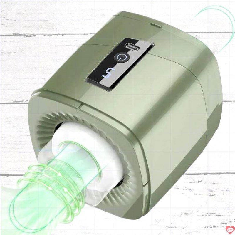 Cốc thủ dâm Ailebo rung thụt xoay nhỏ gọn siêu kích thích 