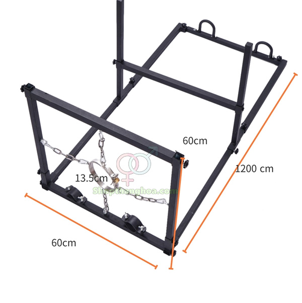 Dụng cụ bạo dâm còng tay chân, cố định tư thế quỳ kích thích